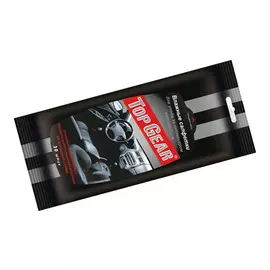 салфетки влажные TOP GEAR, для пластика, 30 шт