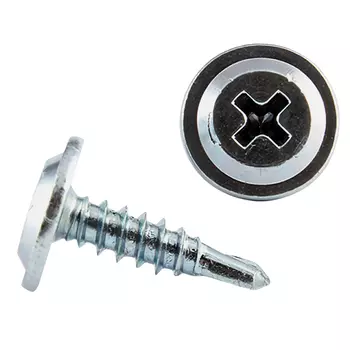 саморез для тонких пластин усиленный с буром 4,2х32мм 24шт