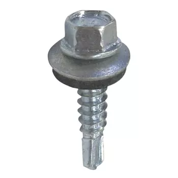 саморез кровельный с буром 4,8х65мм оцинкованный 30шт