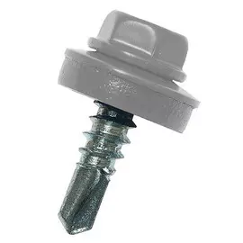 саморез кровельный с буром 5,5х19мм серый 250шт