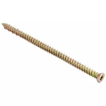 саморез по бетону 7,5x182мм потайная головка желтый 20шт