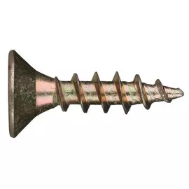 саморез универсальный 2,5х12мм желтый потайная головка 20шт