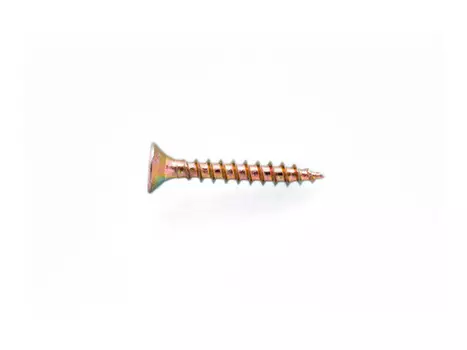 саморез универсальный 3,0х16мм желтый потайная головка 30шт