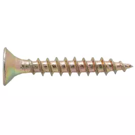 саморез универсальный 3,0х20мм желтый потайная головка 130шт