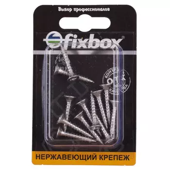 саморез универсальный 4,0x25мм потайная головка 12шт нержавеющая сталь