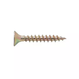 саморез универсальный 6,0х40мм желтый потайная головка 20шт