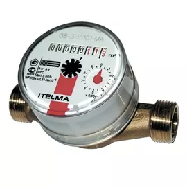 счетчик для горячей воды ITELMA б/сгонов