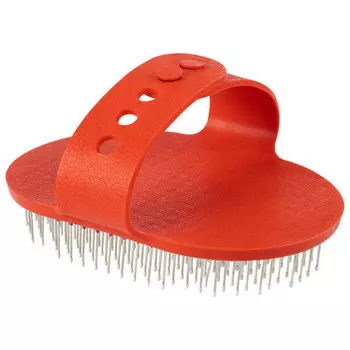 щетка для животных РЫЖИЙ КОТ 27см пластик/металл