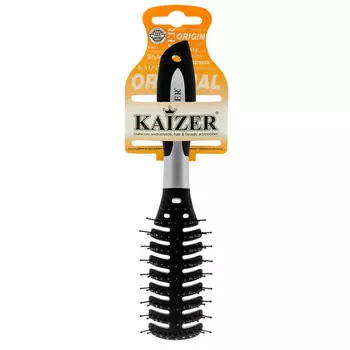 щетка массажная KAIZER 22см вентиляционная прямоугольная пластик