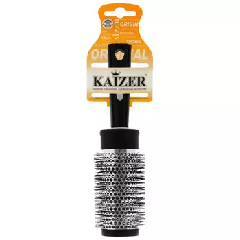щетка массажная KAIZER 24см термическая круглая диаметр 4,7см металл, пластик