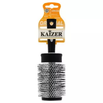 щетка массажная KAIZER 24см термическая круглая диаметр 6см металл, пластик