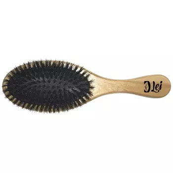щетка массажная LEI 22х7см натуральная щетина дерево