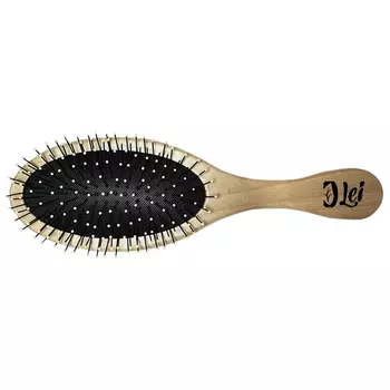 щетка массажная LEI 22х7см пластиковые зубцы дерево