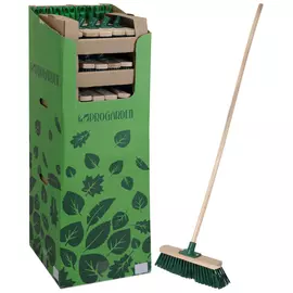 щетка с деревянной ручкой 120х30см