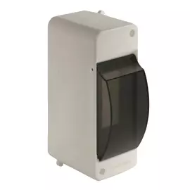 щит навесной 1-2 модуля с дверцей белый УПМ IP40