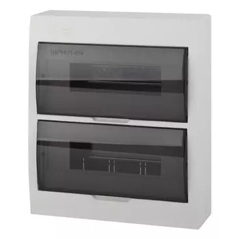 щит распределительный навесной ЭРА на 24 модулей IP41 дверь прозрачная