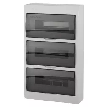 щит распределительный навесной ЭРА на 36 модулей IP41 дверь прозрачная