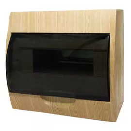 щит распределительный навесной на 12 модулей IP41 светлое дерево