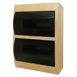 щит распределительный навесной на 24 модулей IP41 светлое дерево