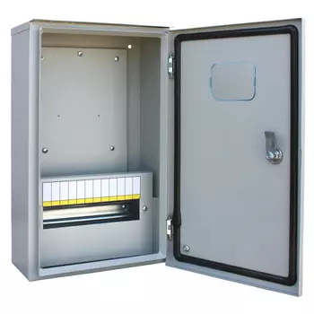 щит распределительный навесной RUCELF на 12 модулей ЩРУ-3Н-12 IP54 серый