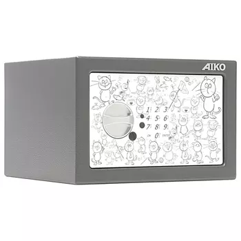 сейф офисный AIKO T-170EL.Paint 260х170х230мм электронный замок серый