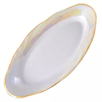 селедочница ДОБРУШ Голубка Люстр 25х13см фарфор