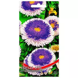 семена Астра Голубая Луна помпонная 100шт