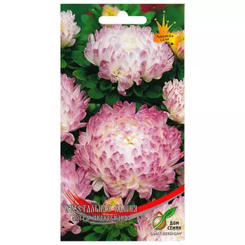 семена Астра Хрустальная Башня пионовидная ДОМ СЕМЯН 0,25г