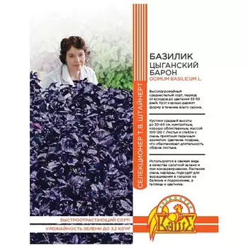 семена базилик Цыганский барон 0,25г селекция Штайнерт