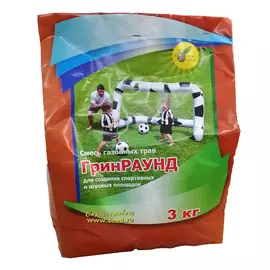 семена газонной травы Износоустойчивый ГринРаунд 3 кг
