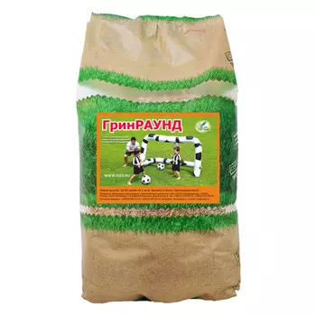 семена газонной травы Износоустойчивый ГринРаунд 3кг