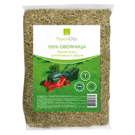 семена газонной травы Овсяница 100% 0,3 кг