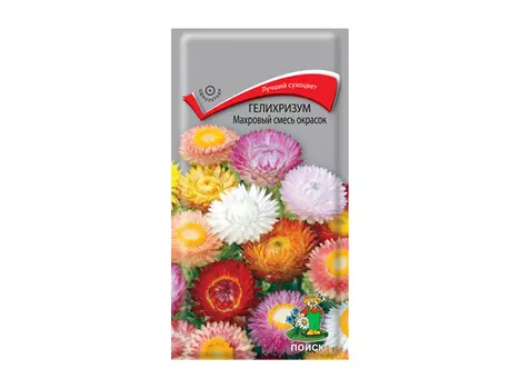 семена Гелихризум махровый Смесь окрасок ПОИСК 0,25г