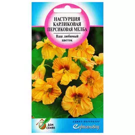 семена Настурция Персиковая Мелба 10шт карликовая
