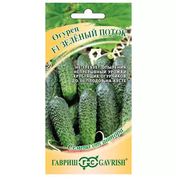 семена огурец Зеленый поток ГАВРИШ F1 10шт авторские