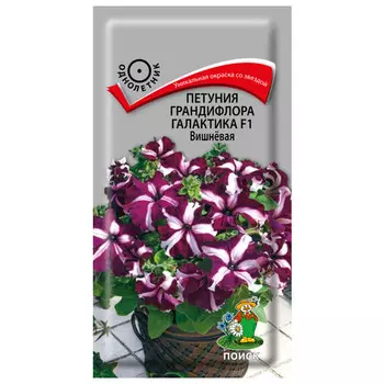 семена Петуния грандифлора Галактика F1 Вишневая ПОИСК 10шт