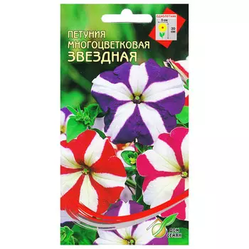 семена Петуния многоцв.Звездная смесь ДОМ СЕМЯН 0,04г