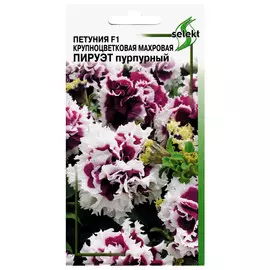 семена Петуния Пируэт пурпурный F1 крупноцветковый махровый 10шт