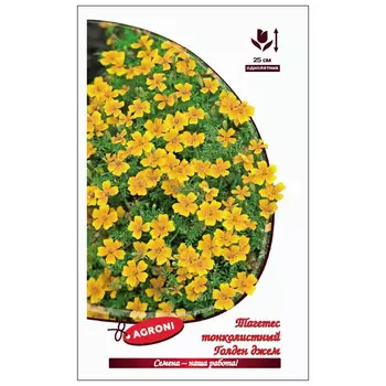 семена Тагетес тонколистный Голден джем АГРОНИ 0,3г