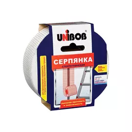 серпянка самоклеящаяся UNIBOB 50ммх20м, арт.51459