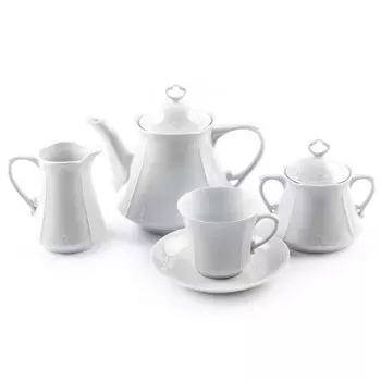 сервиз чайный CMIELOW Камелия 6/15 1,1л 250мл фарфор