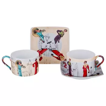 сервиз чайный LEFARD Fashion queen 2/4 180мл фарфор