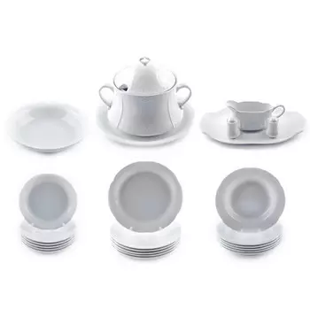 сервиз столовый CMIELOW Камелия 6/24 фарфор