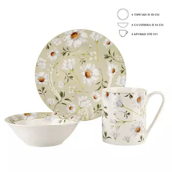 сервиз столовый NOUVELLE HOME Camila 4/12 фарфор