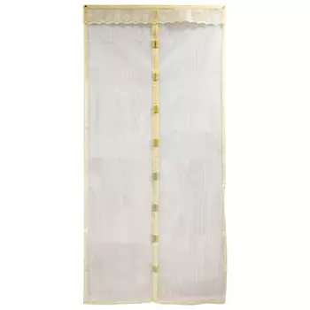 сетка противомоскитная РЫЖИЙ КОТ 210х100см на магнитах бежевая