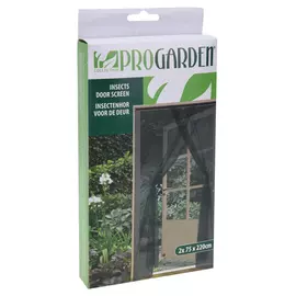 сетка противомоскитная ProGarden 2шт 220х75см чёрная на липучке