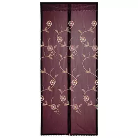 сетка противомоскитная РЫЖИЙ КОТ 210х100см на магнитах бордовая