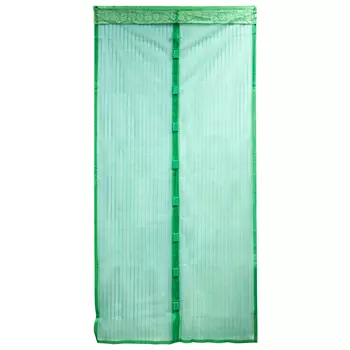 сетка противомоскитная РЫЖИЙ КОТ 210х100см на магнитах зелёная