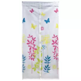 сетка противомоскитная РЫЖИЙ КОТ Цветы 210х100см на магнитах