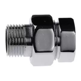 сгон американка для полотенцесушителя прямой 1/2"" в/н, хром